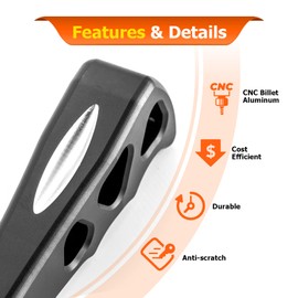 WeiSen UTV X3 Shift Knobs Aluminum Gear Selector Shifter Knob Grip Compatible with Can-Am Maverick X3 MAX Turbo R XDS XRS XMR XRC 2017-2025