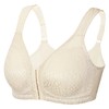 DotVol Women's Full-Cup Bra, Front Closure, Strong Hold without Underwire,