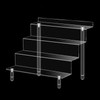 BAISALJI 4 Tier Acrylic Display Risers, Perfume Organizer Stand, Suitable