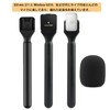 Kimyoaee ワイヤレス ラベリア マイク アクセサリー トランスミッター用ハンドヘルド マイク ホルダー スタンド For
