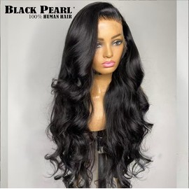 Dark Brown Wavy Perm Wig with bangs For Daily Use, Charming,Natural and Smooth