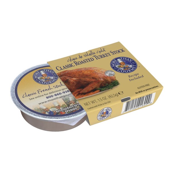 More Than Gourmet Glace De Volaille Gold, Roasted Turkey Stock, 1.5 Ounce Package