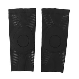 Anti Slip Knee Brace Professional Breathable Soft Silicone Shock Absorbing Knee Compression Pads for Dancers S