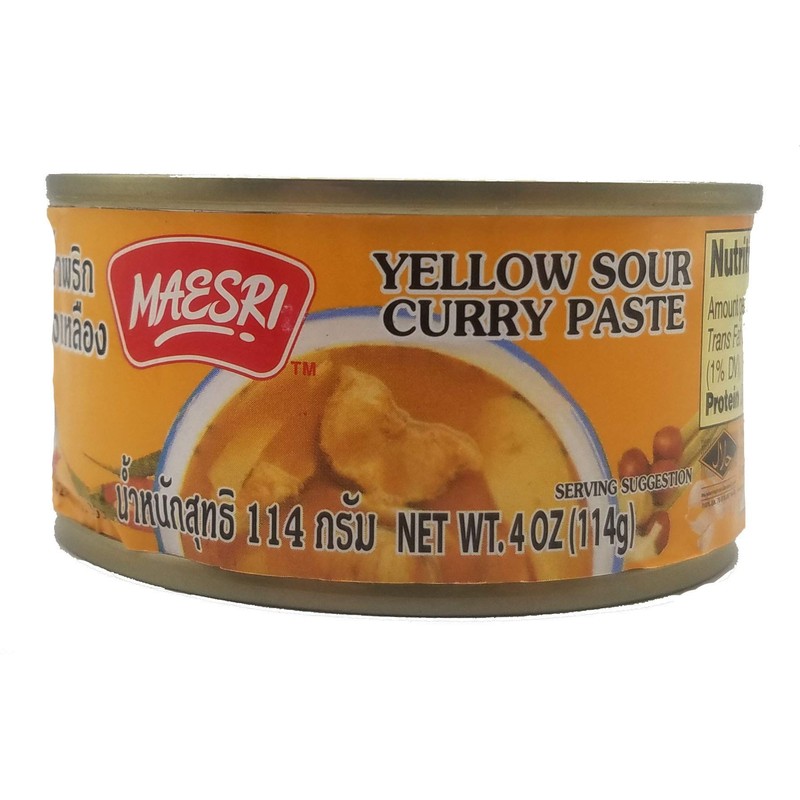 Maesri Thai Curry Paste Yellow, Red, Panang Combo Pack