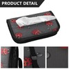 Kigai Red Ladybugs Car Tissue Holder,Car Visor Tissue Holder Car