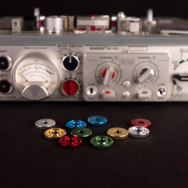 NAGRA 1 Set Alloy Colorful Nagra Stellavox High Precision Reel Retaining Nuts