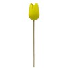 Wooden Tulip Decorative Stake 4 x 36 cm Yellow Pack