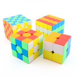 KewbzUK MoYu 2x2 3x3 4x4 5x5 Cube Bundle WCA Competition Cube Combination