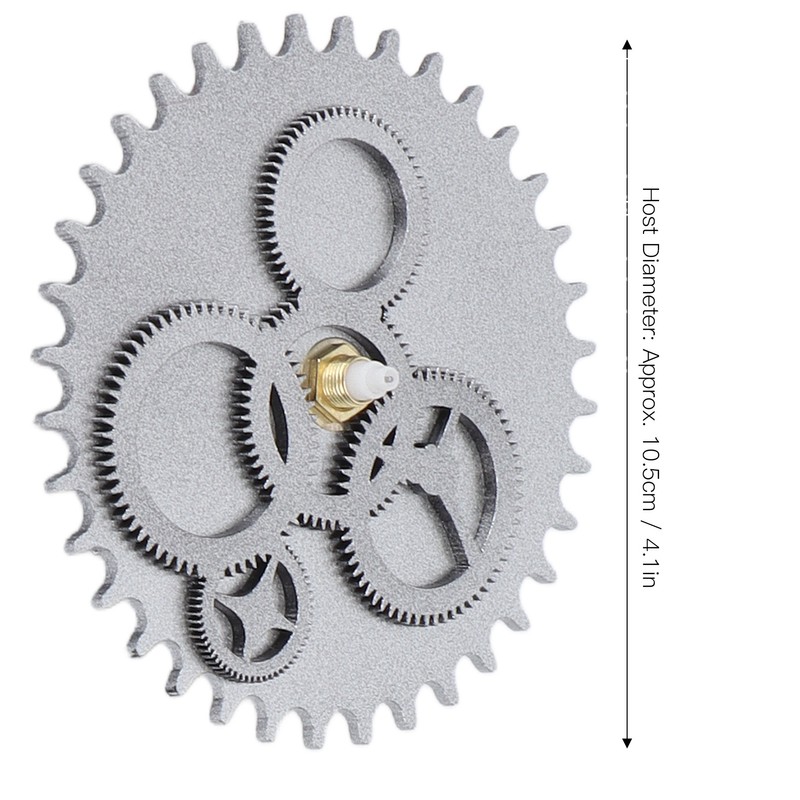 Simple Wall Clock Hollow Gear Frameless Design Hanging Clock with