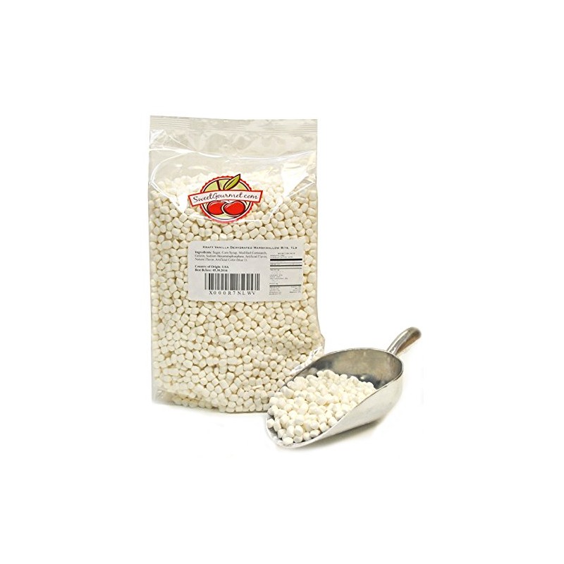 SweetGourmet Vanilla Dehydrated Marshmallow Bits, Charms Cereal Marshmallows 1.5 Pound