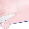 Light Pink Silk Pillow Cases Zipper Closure-Real Silk Pillowcase for