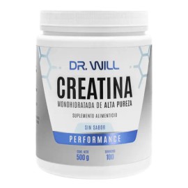 Dr Will Creatina Monohidratada 500g | 100 Servicios