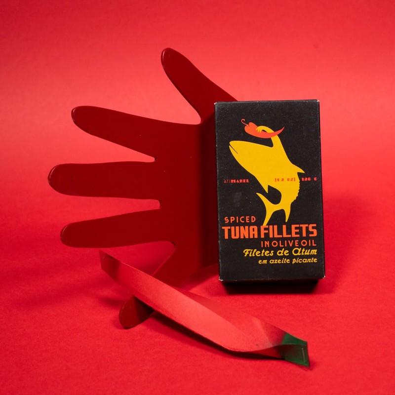 Spiced Portuguese Skipjack Tuna Fillets Canned in Olive Oil Wild