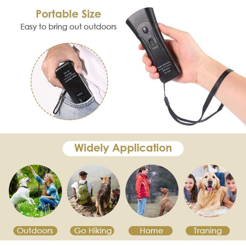 Amazingbuy Ultrasonic Dog Trainer Device Electronic Dog Deterrent/Dog Barking Control