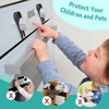 Gas Stove Knob Locks Protecting Kids and Pets; Oven Knob