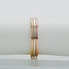 Thin Smooth Stacking 1mm Skinny Ring in Silver, Gold, or