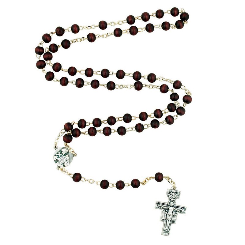 St. Francis of Assisi Rosary with San Damiano Crucifix
