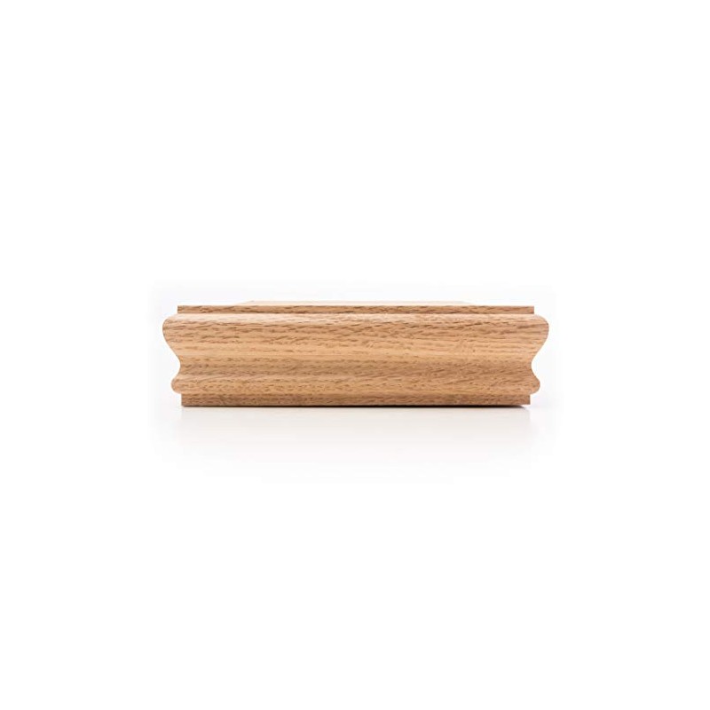 Classic Red Oak Newel Post Cap will fit over 3