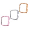 LABRIMP 3pcs Watch Protective Cover 2 Watch Shell Diamond Studded