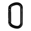 Straight Gate Carabiner - Black, Supreme Oval-Shaped (FP-9318-3-STK-BLK)