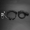 3.5mm Throat Mic Microphone Earphone PTT Adjustable Concealed Air Conduit