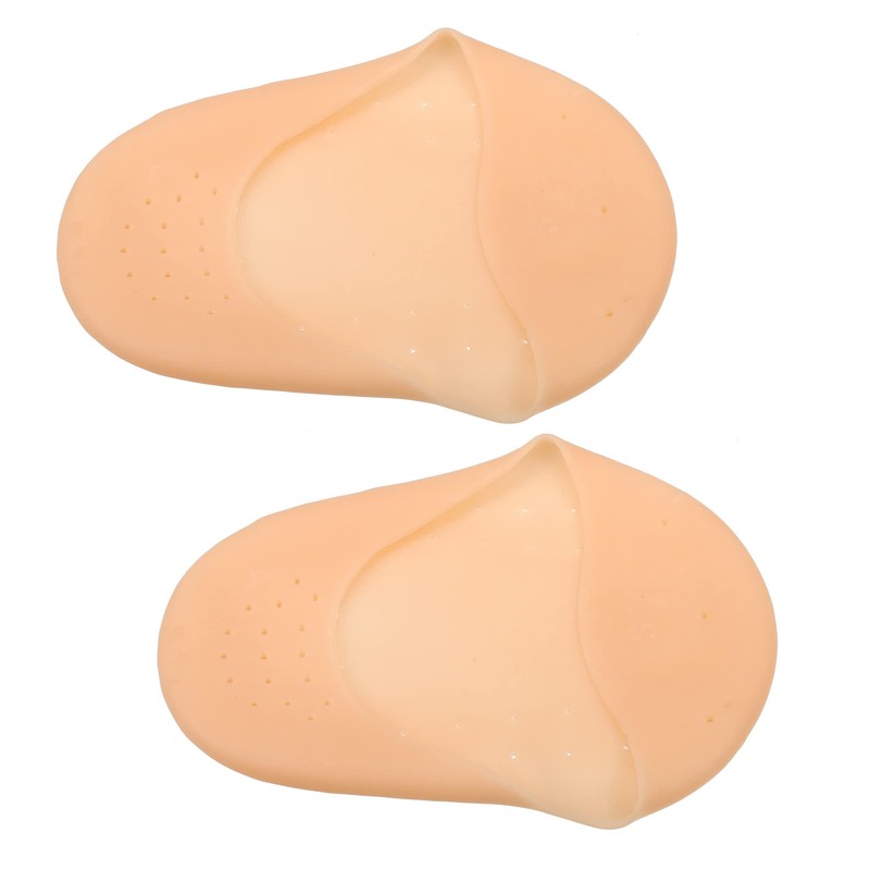 VOCOSTE 保湿ゲルソックス 破裂した足ケアプロテクタ シリコーン ソックス ベージュ Lサイズ 1ペア入り