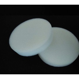 8PCS Women Air Cushion Sponge Core Replacement Makeup Round Sponge Powder Puff Compact Powder Puff Blender Sponge Replacement For BB CC Cream Liquid Cosmetic Foundation Fit All Skin Types (White)