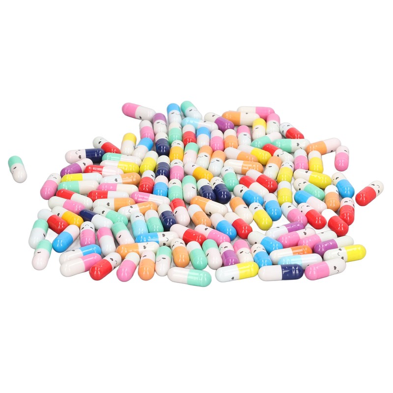 370Pcs Message Capsules Deliver Message Cute Patterns Cute Love Capsules