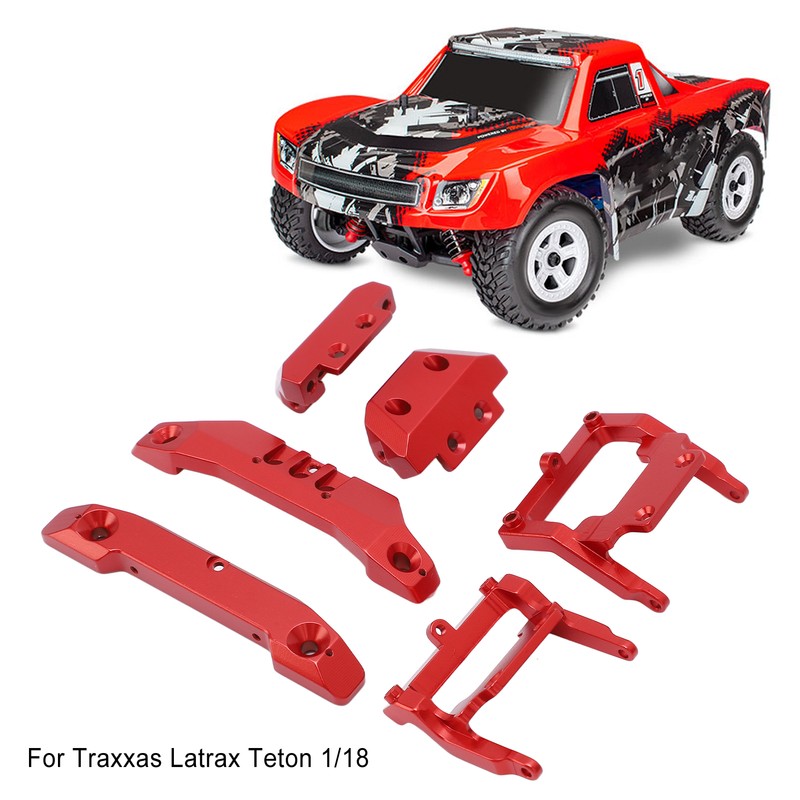 RC 1/18 Bumper Replacement Aluminum Alloy RC Front Rear Bumpers