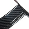 Car Cup Holder Frame Cover Carbon Fiber Pattern High Gloss