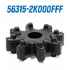 2PCS Flexible Steering Couplers, Steering Column Motor Coupling, Compatible with