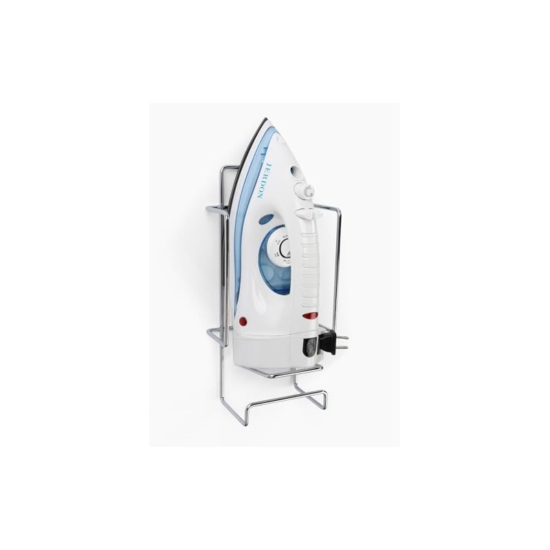 Jerdon Hotel Iron with Retractable Cord - Mid-Size, White Clothing