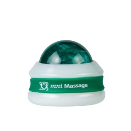 Core Products Mini Omni Massage Ball Manual Roller Massager for Self Massage Therapy Tool, White Cap - Green