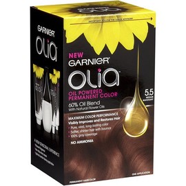 Garnier Olia Oil Powered Permanent Color, Medium Brown [5.0] 1 ea (Pack of 3)