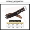 [Onthelevel] Watch Strap Genuine Leather Nato Zulu 20mm 22mm 24mm