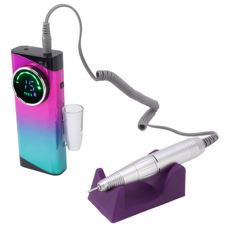 Electric Nail Drill Machine 30000RPM 2600mAh Battery Nail Polishing Machine