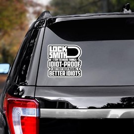generic Funny Locksmith Design for Men Women Professional Locksmith-11 inch Windows decal- Car Bumper Sticker Decal- Decal Sticker for Cars, Trucks, Motorcycles, Boats & Laptops