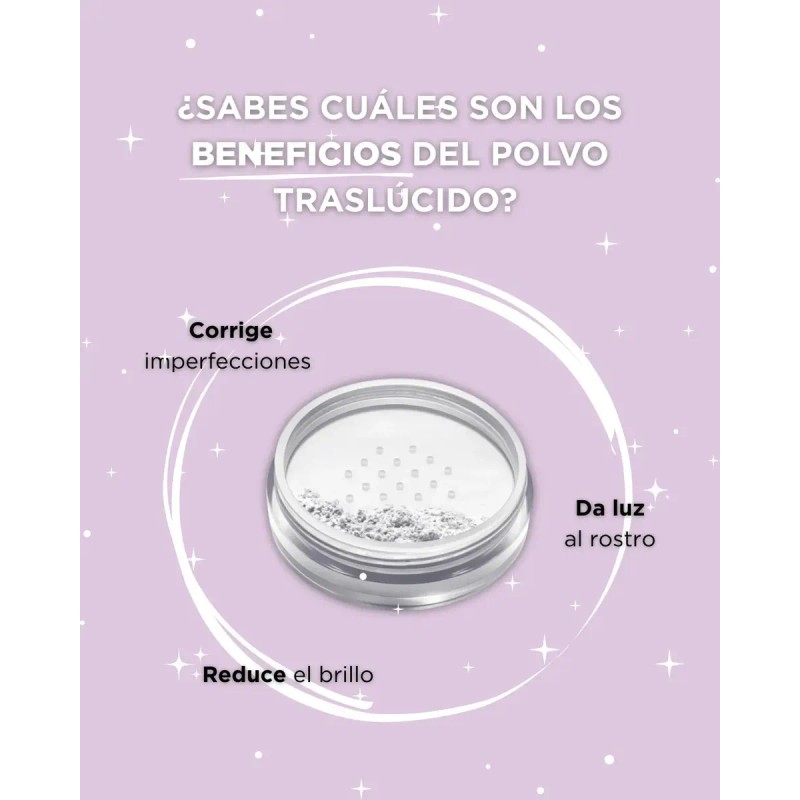 Polvo Traslúcido Con Ácido Hialurónico Set Me Up, Lure
