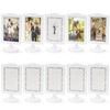 Lawei 10 PCS Double Sided Standing Picture Frames 4x6 Inch,