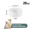 Havniva Ceramic 6.1inch Non-Slip Dog Food and Water Bowl for