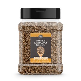 Birch & Meadow Whole Caraway Seeds, 6.4 oz, Rich & Nutty Flavor, Meridian Fennel