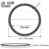 JHB Set 2PCS 6.5" Remote APP RGB Color LED Rings