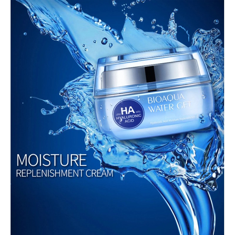 BIOAQUA Water Get Hyaluronic Acid Moisture Replenishment Cream Skin Care
