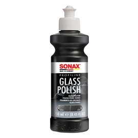 SONAX Glass Polish 27314 | Professional Grade Cleaner for Smooth & Scratch Free Glass | Removes Stubborn Stains, Water Spots & Micro Scratches | Ideal for Automotive & Household Glass Surfaces | 250ml