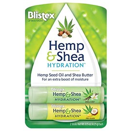 Blistex Hidratación de cáñamo y karité, 2 unidades