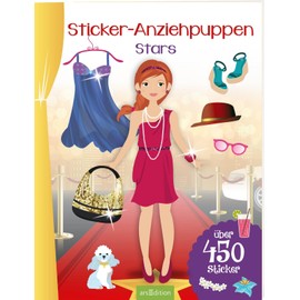 Sticker-Anziehpuppen – Stars: Über 450 Sticker | Coole Styles für Modefans ab 5 Jahren