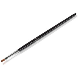 Gel Brush Straight Real Hair Red Sable Size 4 for Nails French Gel Full Cover Nail Art Gel Nails Acrylic One Stroke