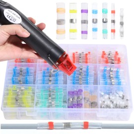 Shengbowi Solder Seal Wire Connectors Heat Gun Self Soldering Shrink Butt Waterproof Insulated Electrical Terminals Marine Automotive Boat Truck Wiring Stick Solderstick Connector Kit