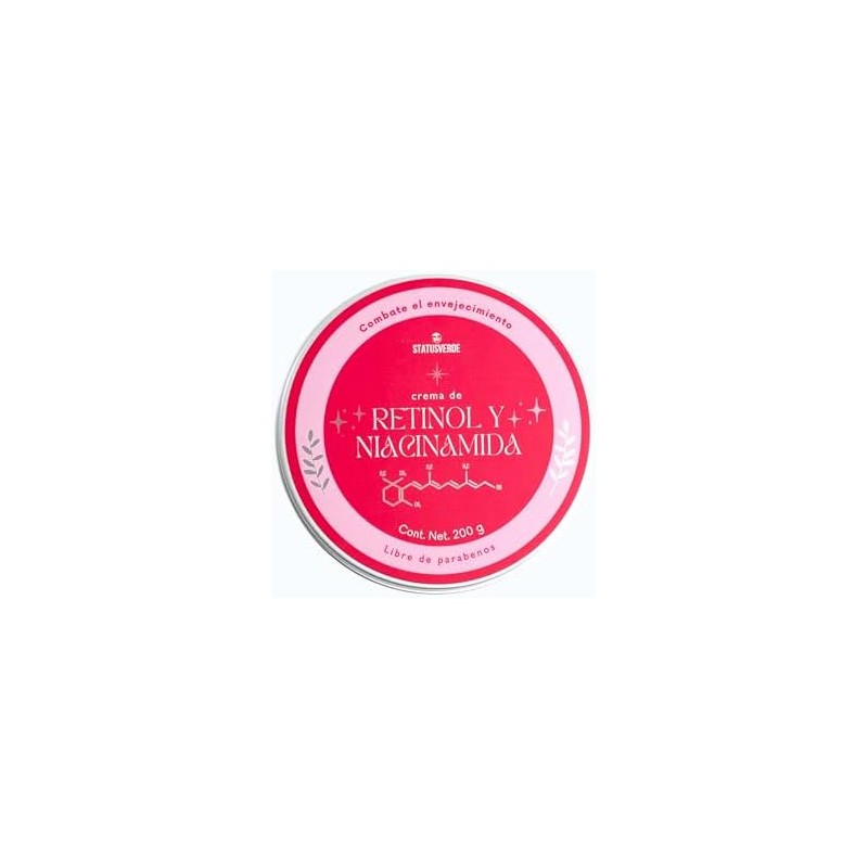 Crema Facial con Vitamina A y Niacinamida Hidratante e Iluminadora