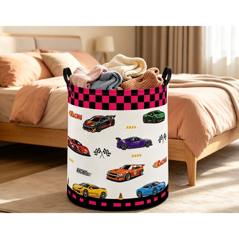 Car Laundry Basket Cute Hamper for Organizer Room Decor(Car)
